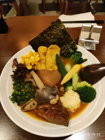 南瓜黄椒汤底双拼面