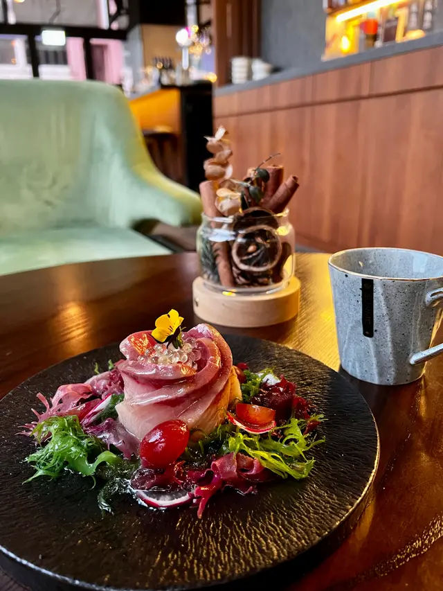 香茅柑橘檸檬油甘魚刺身