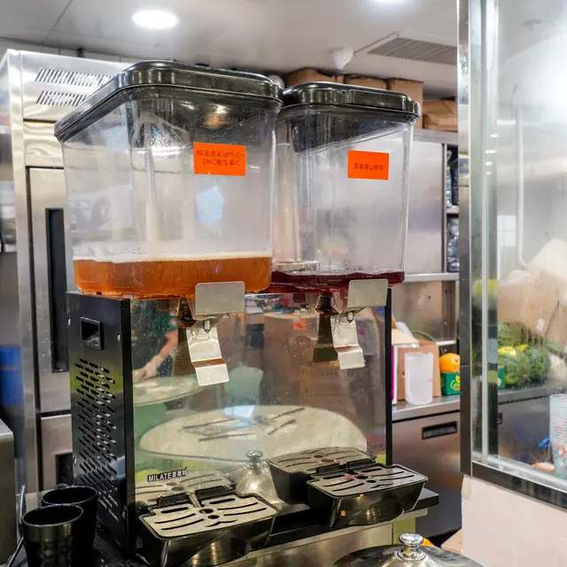 鮮菠蘿蜜糖特飲+DHC維生素C, 黑桑葚山楂茶