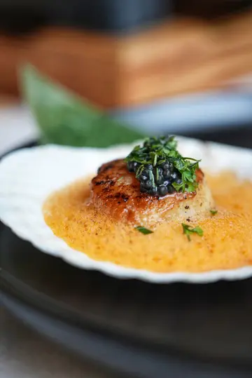 龍蝦汁香煎北海道帶子