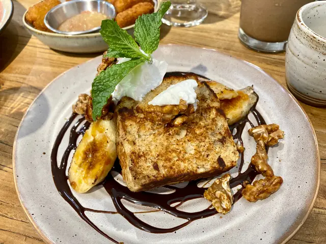 香蕉蛋糕配焦糖香蕉