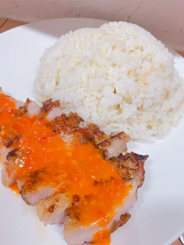 自家製豬頸肉飯