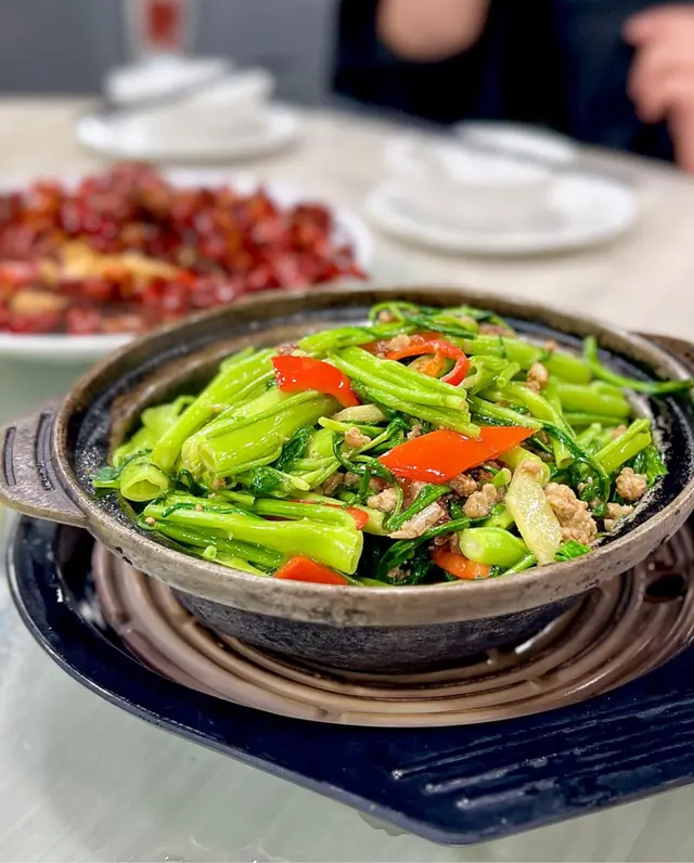 啫啫通菜煲 