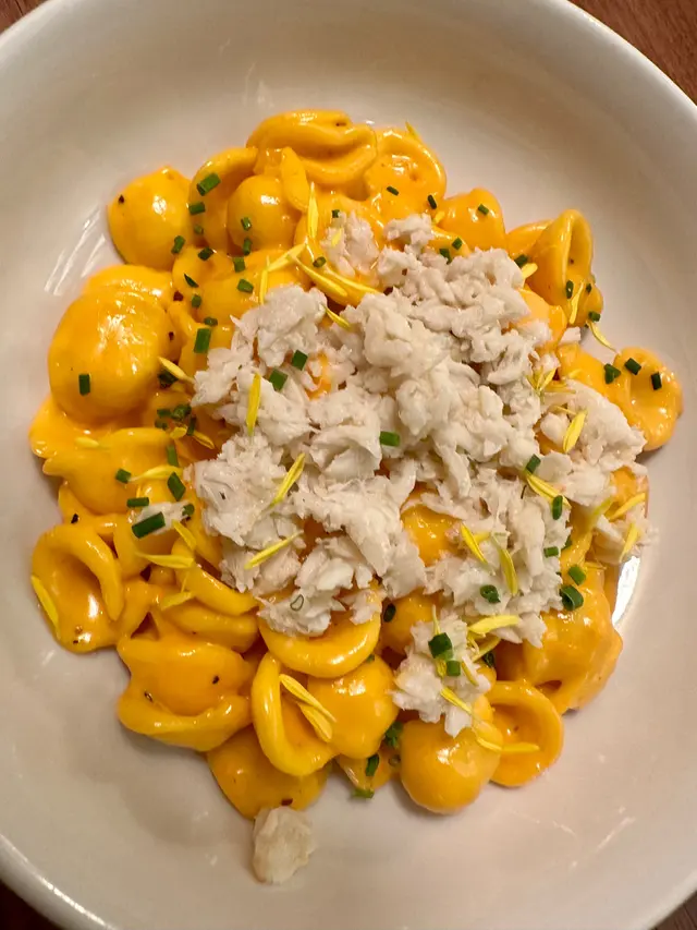 蟹肉 • 海膽奶油貓耳麵