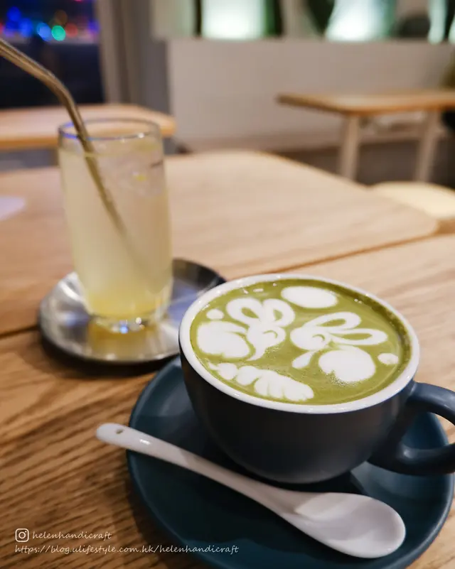 Matcha Latte & 柚子蜜梳打