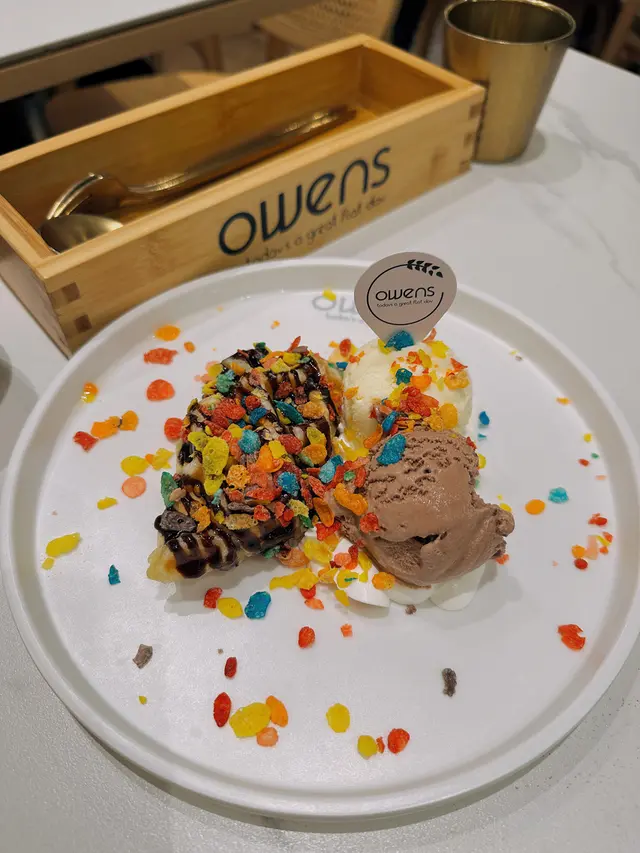 牛角窩夫配雪糕