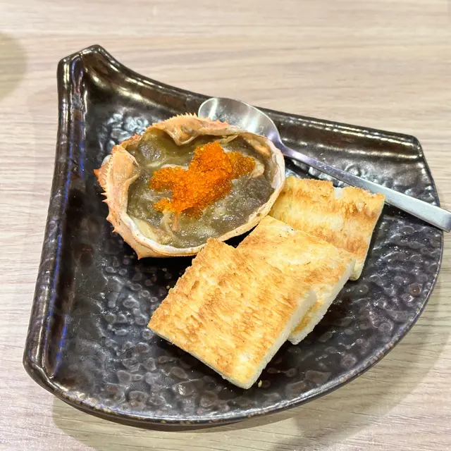 蟹膏蟹肉甲羅燒