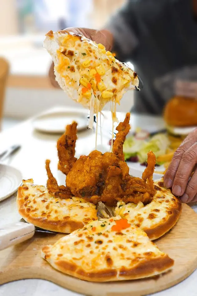 軟殼蟹千島薄餅