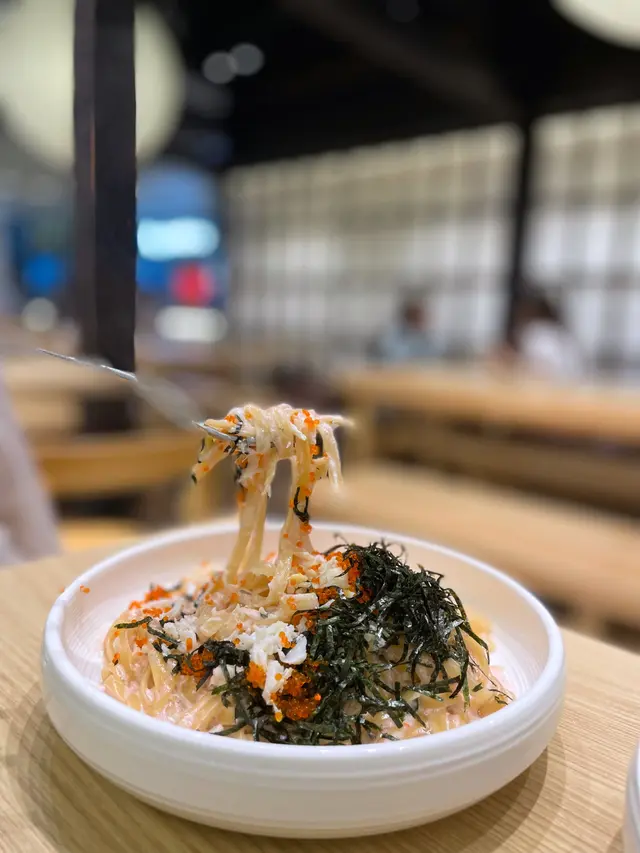 明太子蟹肉意粉