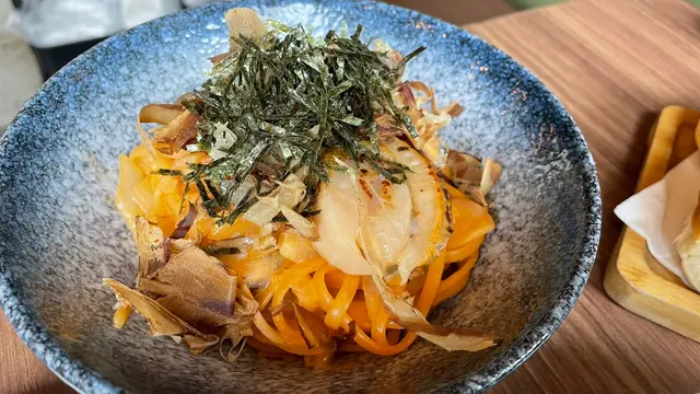 北海道帆立貝海膽醬扁意粉
