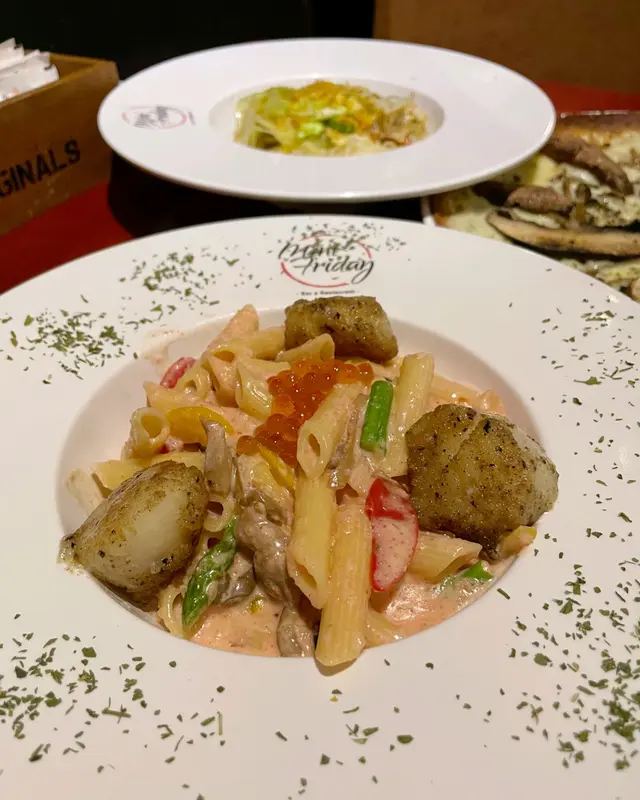 明太子忌廉帶子長通粉