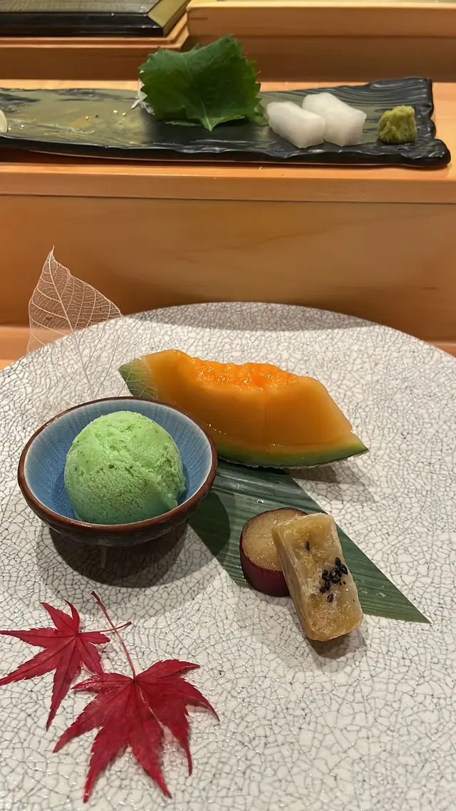 [甘味] 🍨開心果雪糕/夕張蜜瓜/自家製甘芋燒
