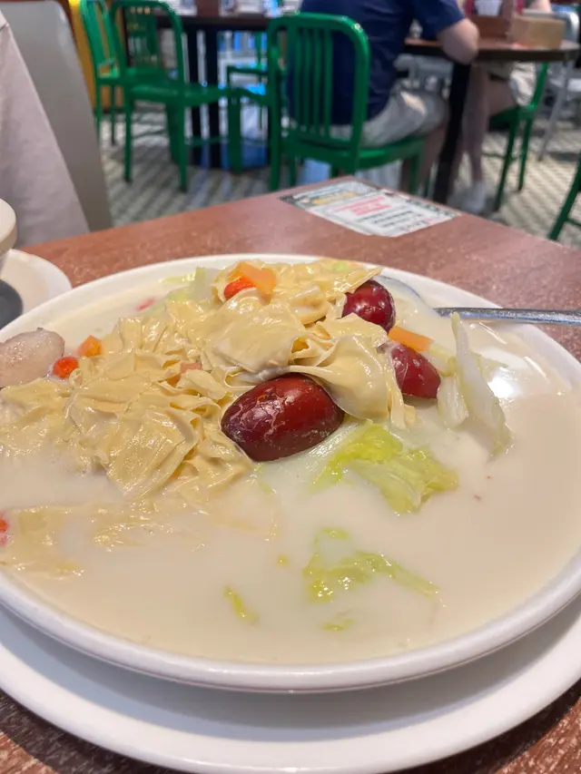 豆漿杞子鮮腐竹浸時蔬