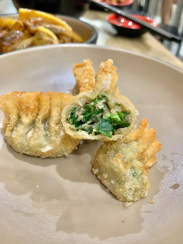 生炸手工韭菜餃