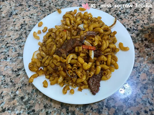 牛肉干炒通粉