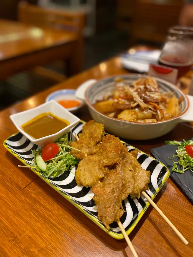 沙爹素豬肉串