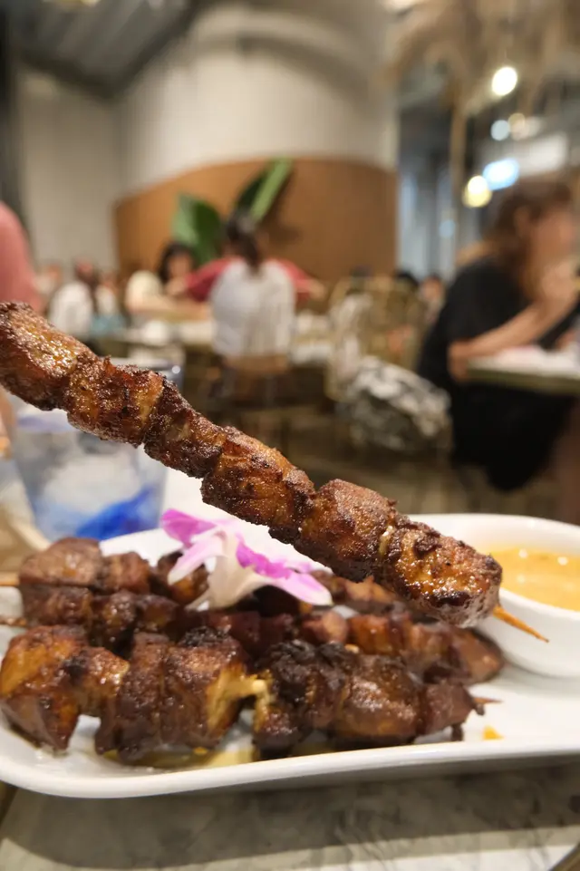 炭燒豬肉串燒沙嗲