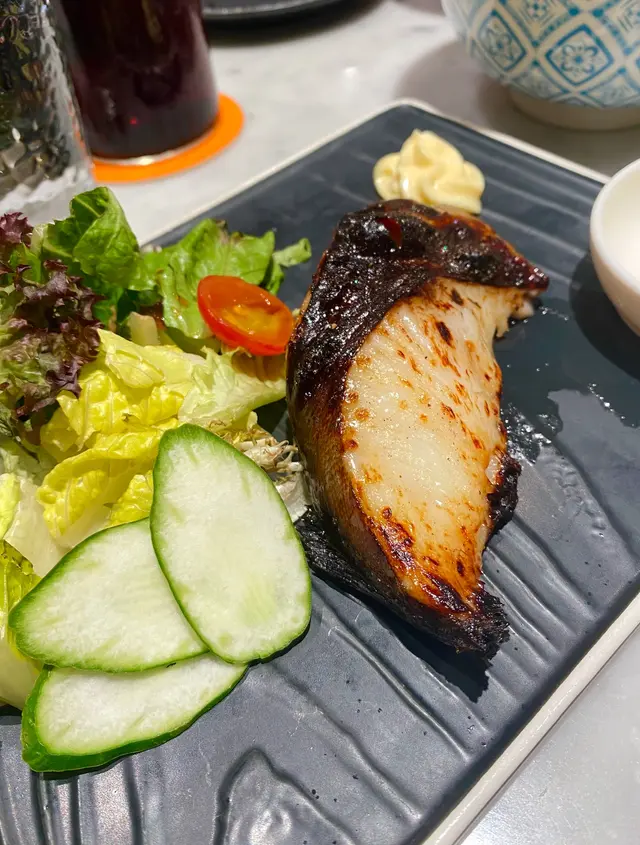 西京燒銀鱈魚配米飯