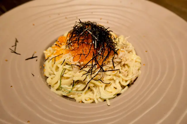 沖蠅胡麻蟹肉冷麵