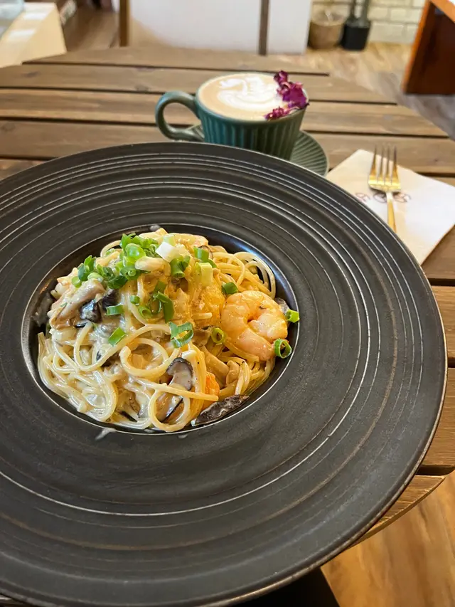 喇沙海蝦意大利粉