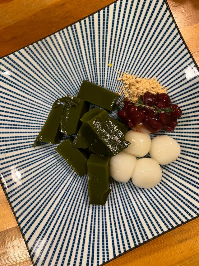 宇治啫喱伴抹茶雪糕