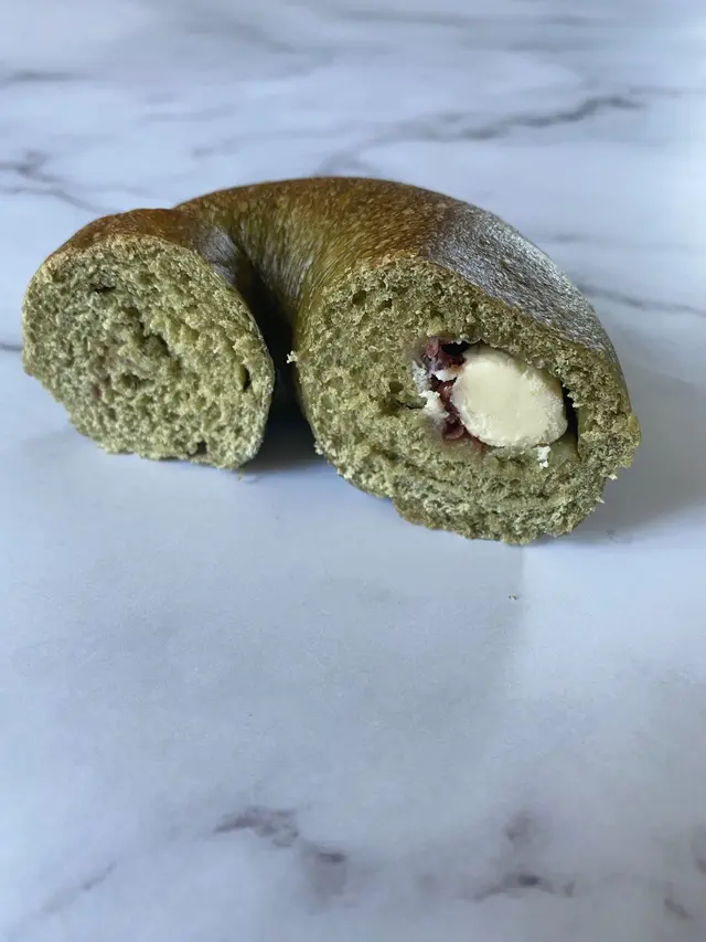 玄米茶紅豆乳酪麻糬