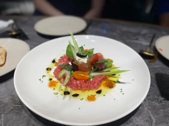 Tuna  Tartare  with  Lobster  Gelatin