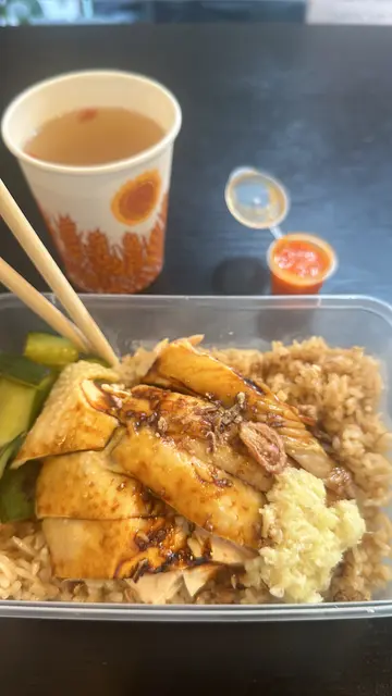 海南鸡饭+无味精椰子鸡汤