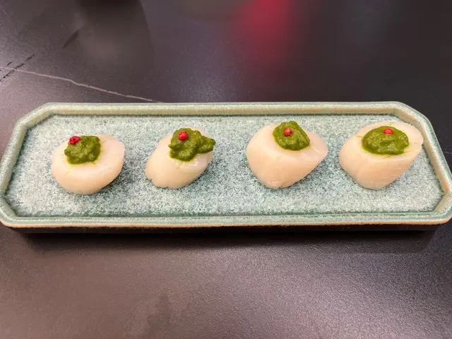 刺身級帶子配上秘製椒麻，更能突出帶子的鮮味！