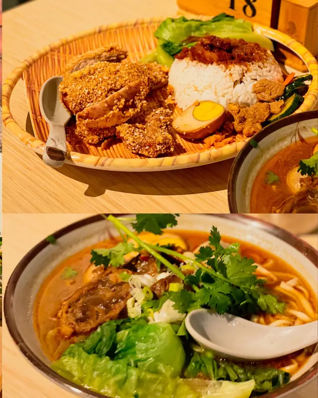 鮮梅豬排滷肉飯