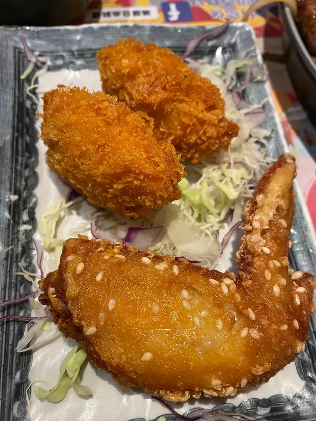 吉列炸蠔  芝麻雞翼