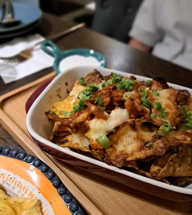 芝士焗燒烤醬雞肉 墨西哥粟米片