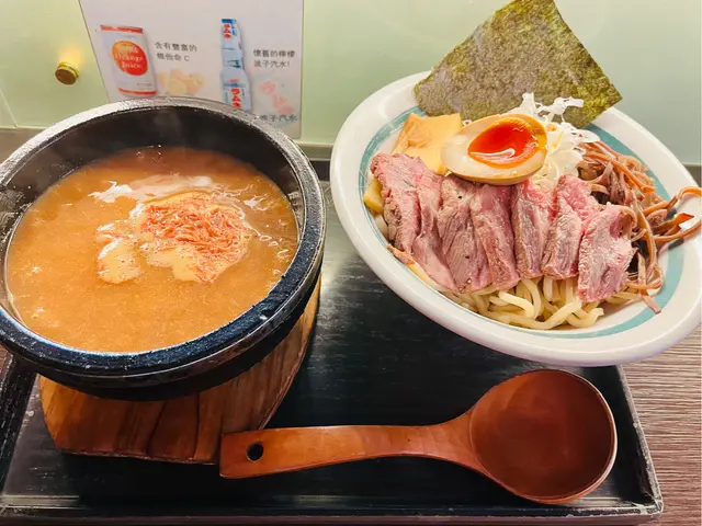 慢煮安格斯牛小排濃蝦湯沾麵