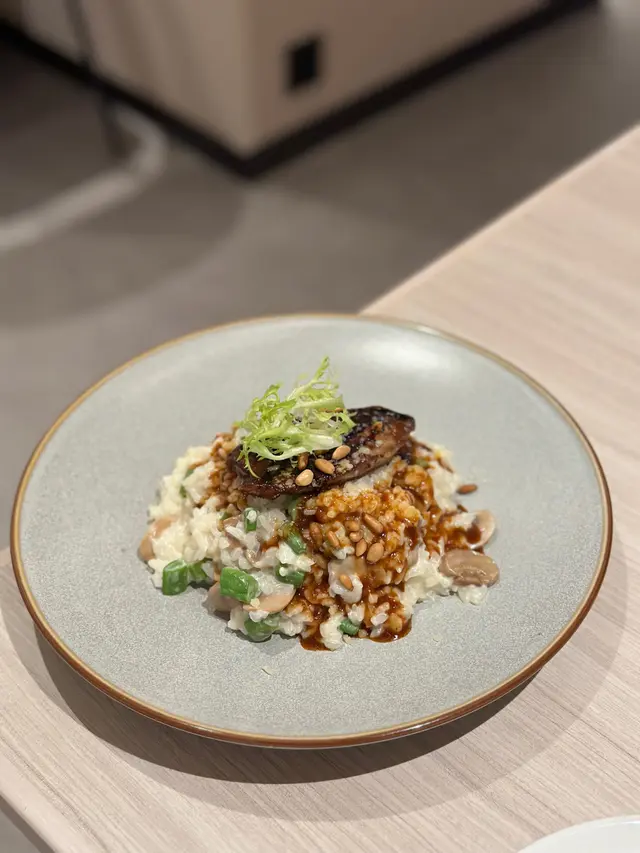 香煎鵝肝燴意大利飯