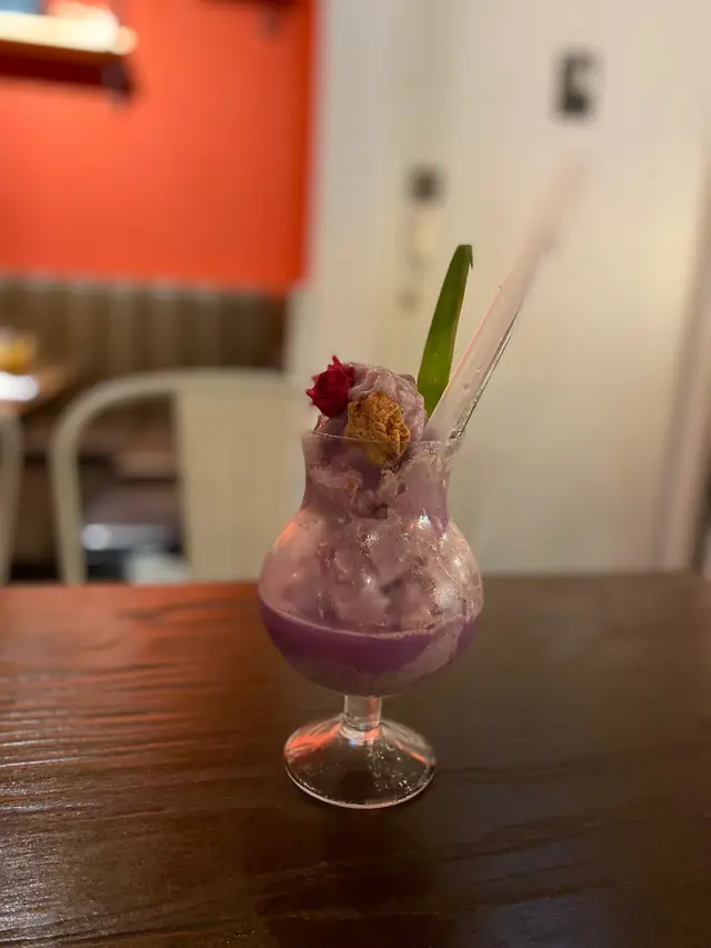 雙梅蝶豆沙冰💜