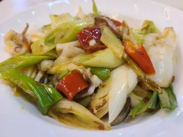 醬爆京葱鲜魷