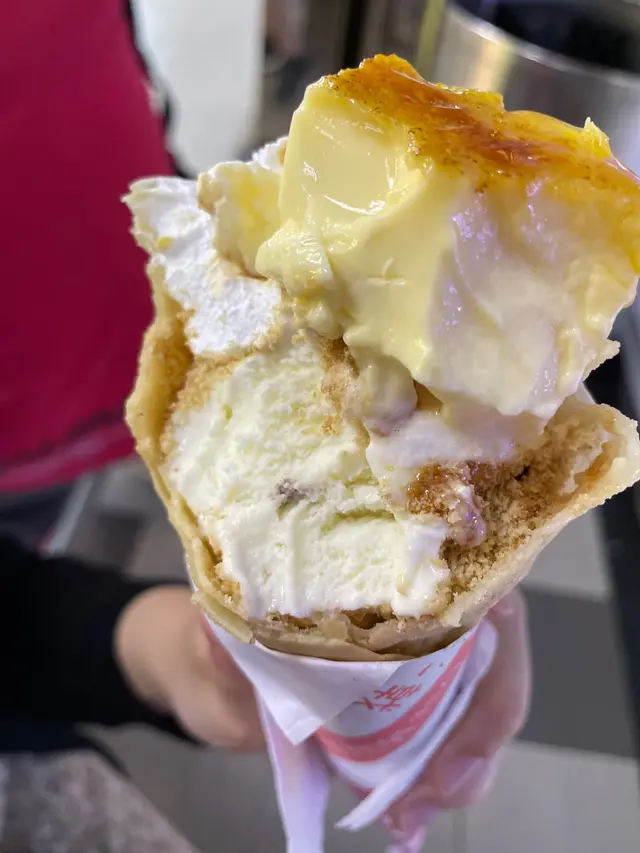 法式焦糖燉蛋雪糕班戟