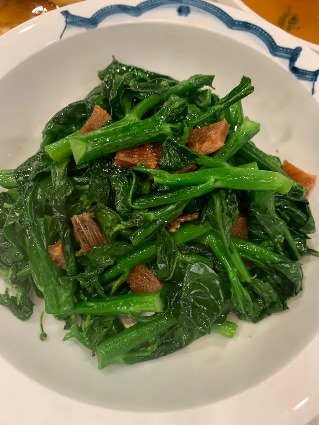 方魚炒芥蘭