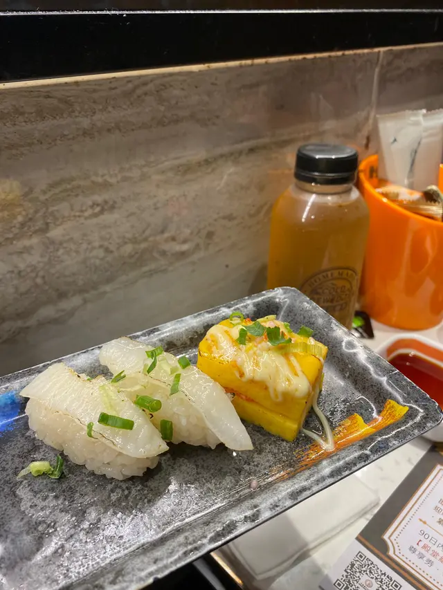 左口魚裙邊，燒玉子