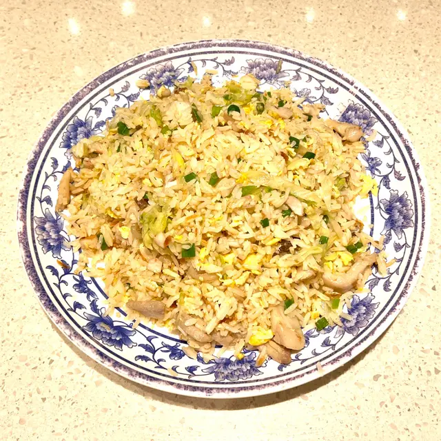 鹹魚雞粒炒飯: 好味道