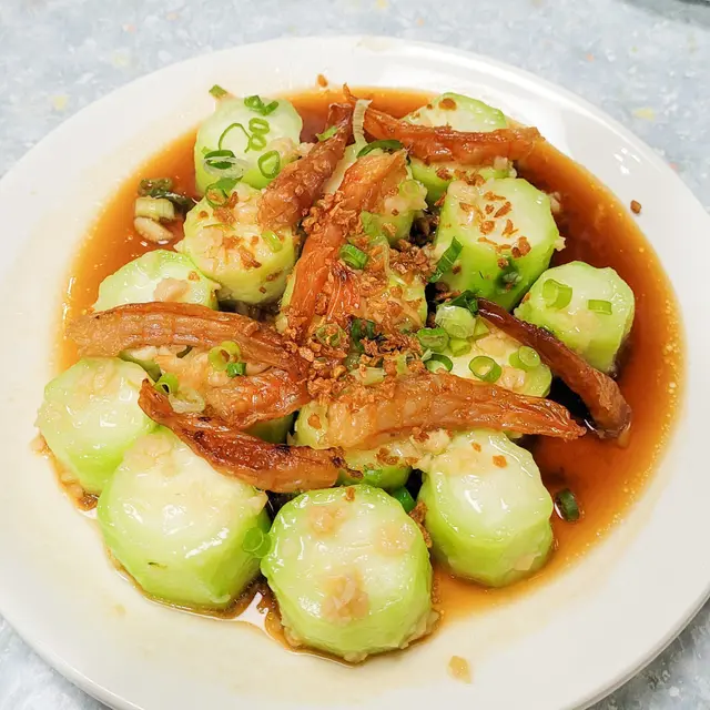 蝦乾蒜蓉蒸勝瓜