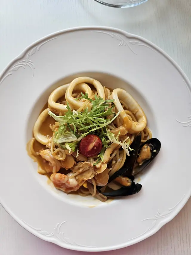 龍蝦汁海鮮意大利粉