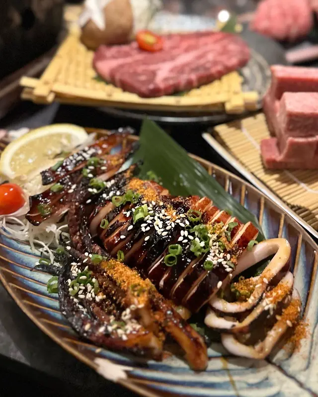 燒原隻日本魷魚