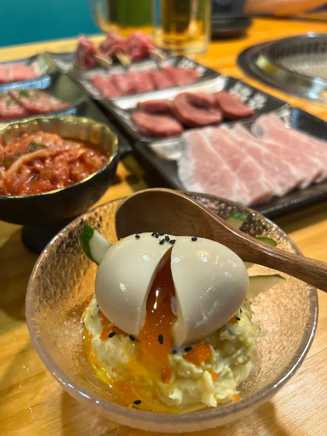 流心蛋薯仔沙律