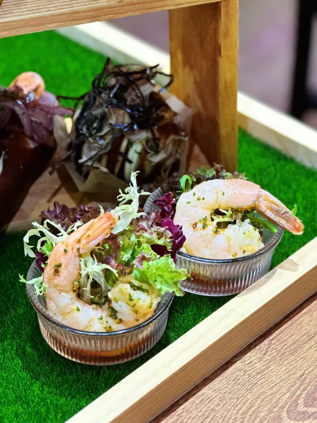 大蝦瑪麗玫瑰醬