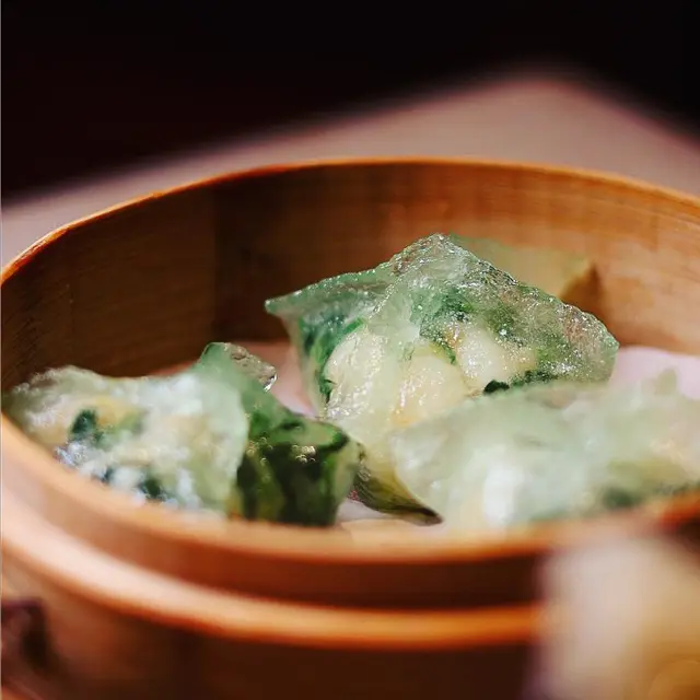 水晶鮮蝦菜苗餃