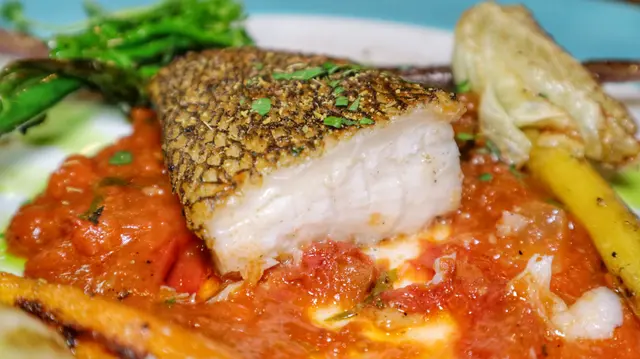 Toothfish 南極鱈魚柳伴芝士焗薯及地中海汁 HK