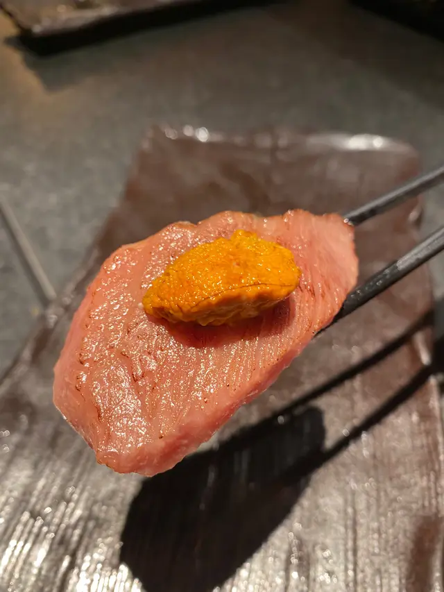 炙燒和牛壽司三點盛