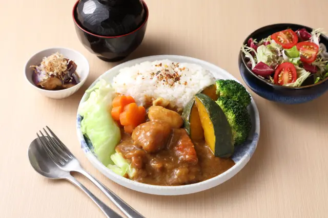 野菜咖喱定食(午市)