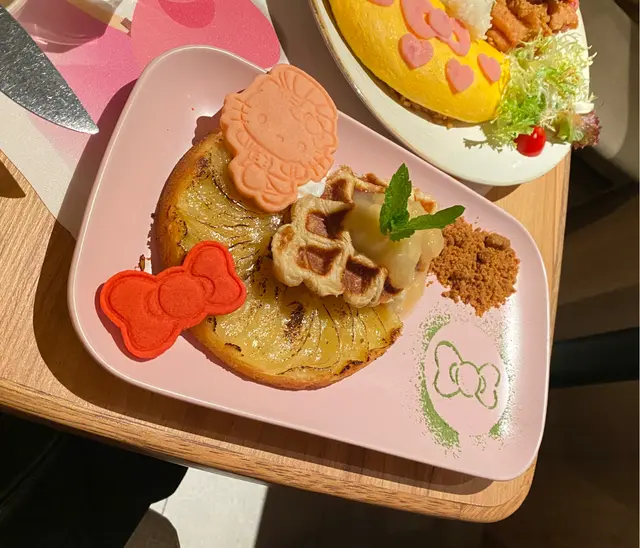 蘋果批與牛角包窩夫